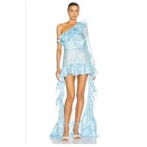 NEW Atoir US 8 Blue Flowy Vacation Summer Unique Birthday Whirlwind Maxi Dress